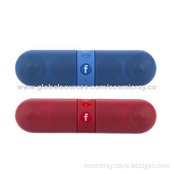 Pill Bluetooth Mini Speakers, with 600mAh Rechargeable Battery